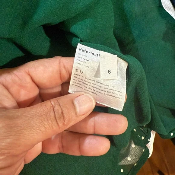 REFORMATION polka dot print mini dress - Picture 10 of 10